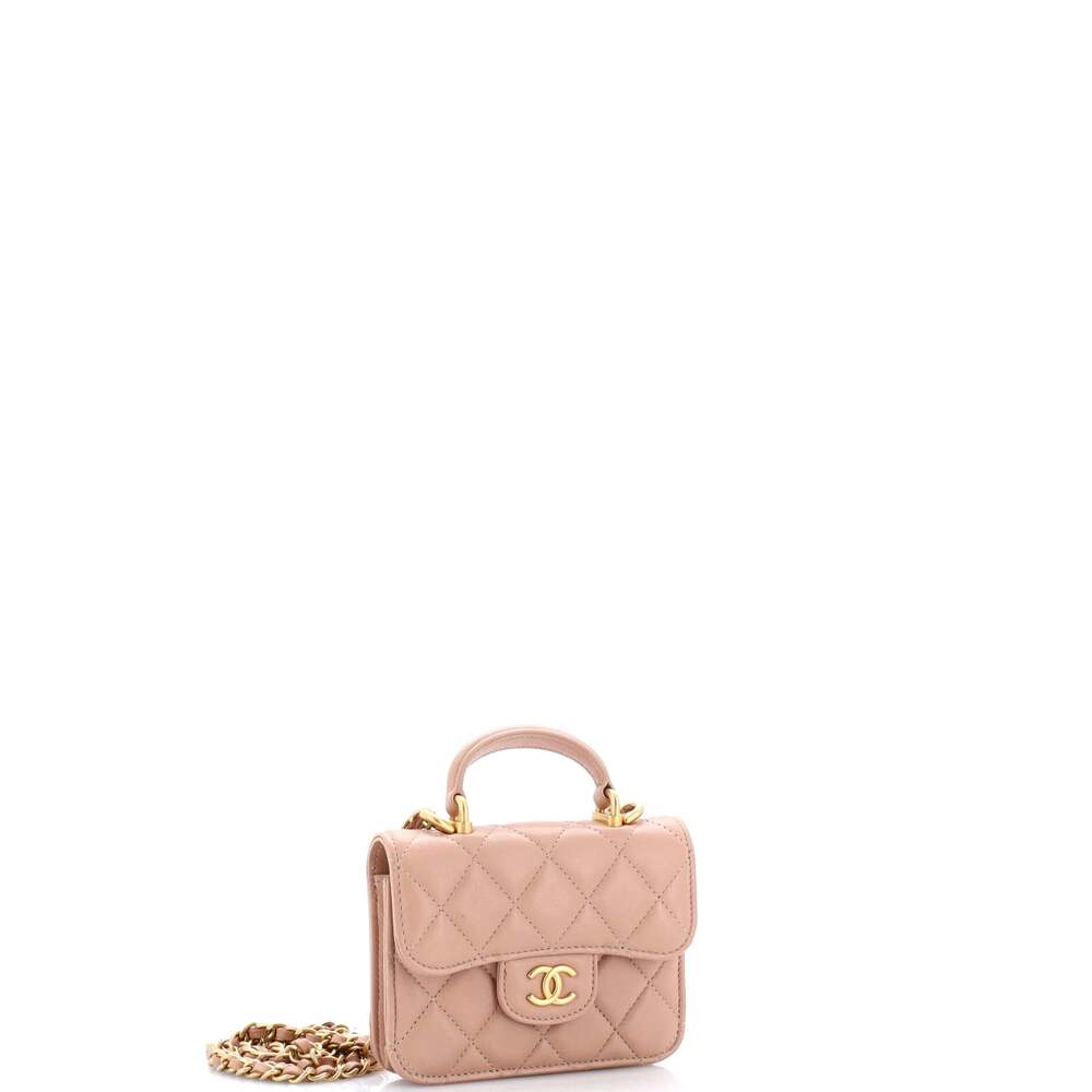 Chanel Top Handle Flap Coin Purse With #233946C23B - Picture 2 of 6